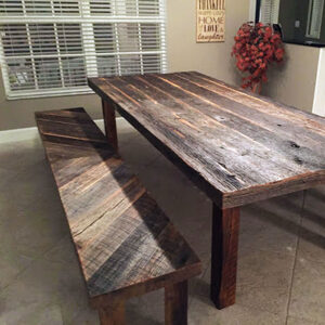 Solid Hardwood Bench